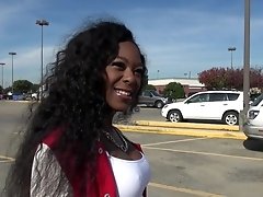 Super Hottie Ebony 18-Years-Old Beauty Oiled Arse