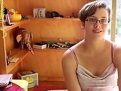 Immie Plays With Her Natural Hairy Bush