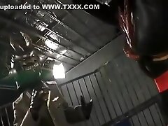 Zentai girls tortured