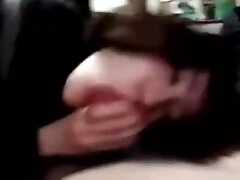 Asian Girlfriend Giving Blow Job