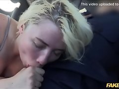 British Blond Hair Girl Humped In Spain By Cop 2 - Fake Cop