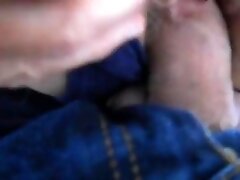 Wife parts panties for fuck play and cum