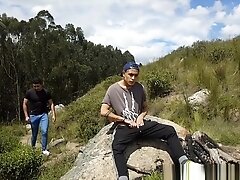 Straight Latino fucking a gay in exhib outdoor cruising - InterracialPornSex