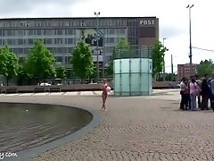 Celine Outdoor Public - Horny Blonde