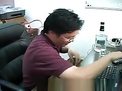 Bossy blonde office bitch dominates and humiliates workers at work