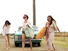 Chloe b watches surfer gurls lily and skye have hot lesbian sex! - BANG