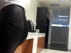 Delicious candid latina coworker 2 satin dress