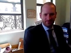 Str8 pulling his dick out at work