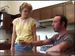 Slender Granny Takes It In All Holes !