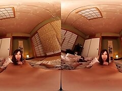 Sharing a Room with your Exquisite Boss - Hot Japanese OL in Business Suit Fucked POV JAV VR