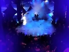 Cicciolina nearly nude live on stage italian television