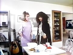 Retro hairy pussy riding the cock