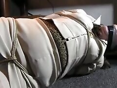 Business Lady Tied Up in the Office