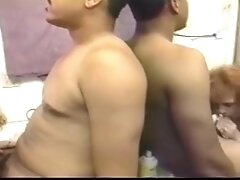 Black guy gets service from an old lady