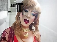 Sissy niclo sexy makeup eye lip sexy 5