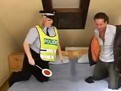 Sexy Blonde BBW Officer Fucks Perpetrator