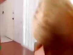 Busty Blond Fucks This Guy With Her Strapon In Front Of Her