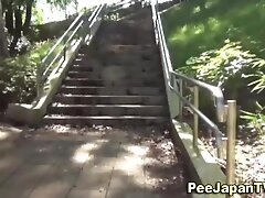 Asians pissed on panties