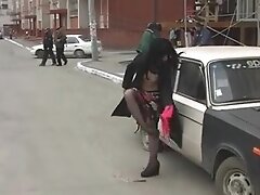 Naughty in public Crazy public exposure 1