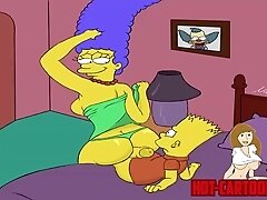 Cartoon Porn Simpsons porn Marge fuck his Step son Bart