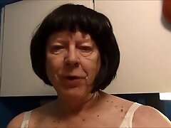 Naughty Gigi enjoys a banana smoothie